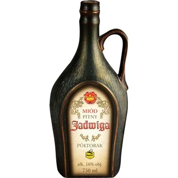 Medovina Apis - Jadwiga - Miód pitny Półtorak - Poltorak ve velké keramice - 0,75 l 16%, keramika
