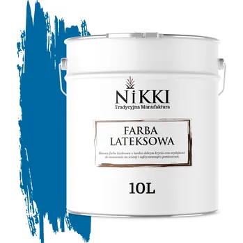 barva na zeď Barva barva na strop a stěny NIKKI 10 l TMAVĚ MODRÁ H0312 matná