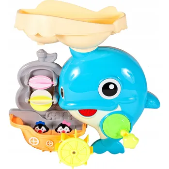 Hračka pro nejmenší HRAČKA DO KOUPELE DELFÍN SPRCHA