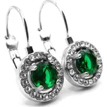 Steel Jewelry Náušnice ZELENÉ z Chirurgické oceli Dámské NS250144 dárkové balení zdarma