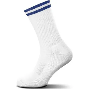 Pánské ponožky Mr. Socks Unisex sportovní ponožky L05008 White-Navy 37/41