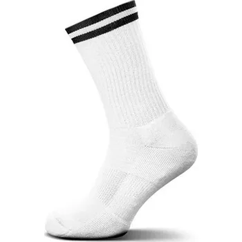 Pánské ponožky Mr. Socks Unisex sportovní ponožky L05008 White-Black 37/41