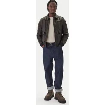 Aeronautica Militare Kožená bunda 252PN0963U100839 Černá Regular Fit 56