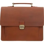 Pánská kožená aktovka Burkely Dean - koňak