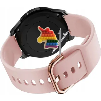 Pouzdro na mobilní telefon Řemínek Řemínek pro Motorola Moto Watch 200, Silikonový Růžový Smyčka, nastavitelný