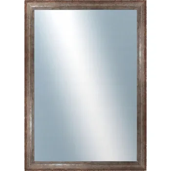 Zrcadlo Zrcadlo DANTIK nástěnné obdélníkové, rám dřevo, 500 x 700 mm