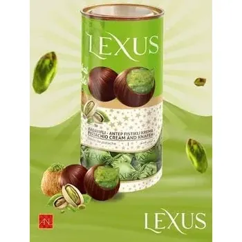 Cukrovinka Bonboniéra LEXUS 500 g tuba DUBAI (plastová průhledná tuba / výběr pralinek / DUBAI style)