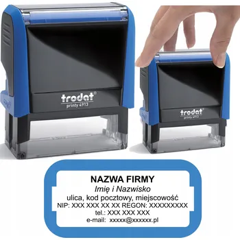 Firemní razítko s gumou Trodat 4913, až 6 řádků