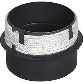 Kouřovod Eurometal Group Redukce do komína s těsnící šňůrou 160/160 mm