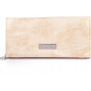 Peněženka Jennifer Jones Dámská peněženka velká, vodorovná, z měkké umělé kůže, béžová
