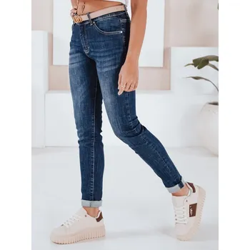 Dámské džíny Dámské džíny s vysokým pásem EMILY ROSE UY1600 Barva: Nebeská, Velikost: M