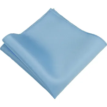 Látkový kapesník Světle modrý pánský kapesníček mat/lesk