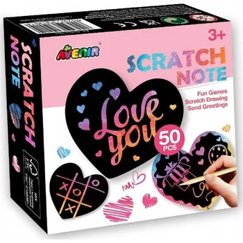 Obraz Škrabací bločky - Notes ve tvaru srdce