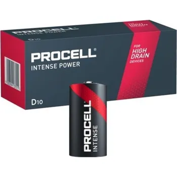 Článková baterie Duracell Procell Intense alkalické baterie R20, 10 ks