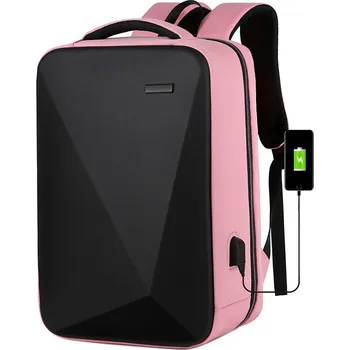 Městský batoh Batoh Obchodní s pouzdrem na Notebook Proti krádeži Růžový Vyztužený