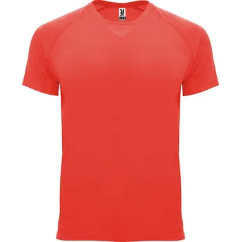 Pánské tričko ROLY Dětské sportovní tričko Bahrain Velikost: 16, Barva: svítivě korálová (234)