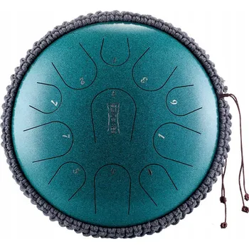 Perkuse HLURU TB11-14-MINERALGREEN TONGUE DRUM 11 TÓNŮ 14" HANDPAN ZELENÝ