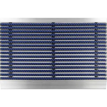 Rohožka Kartáčová rohož na hrubé nečistoty DOMO, 80 x 50 cm, modrá