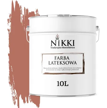 barva na zeď BARVA LATEXOVÁ NA ZEĎ, CIHLOVÁ BARVA H4728 10L, HLUBOKÝ MAT, NA STĚNY