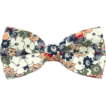 Motýlek Barevný dětský bavlněný motýlek s květy