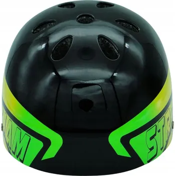Cyklistická přilba Helma Dazzler černá (zelená/žlutá) - velikost M