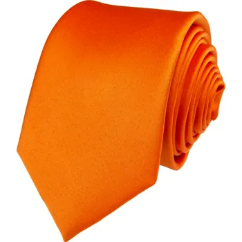 Kravata Oranžová pánská kravata