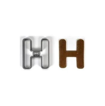 Vykrajovátko Písmeno H zaoblené hrany (7cm) vykrajovátko/formička
