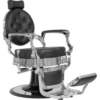 Kadeřnické křeslo HOLIČSKÉ KŘESLO BUZZ SILVER BARBER RZBH006