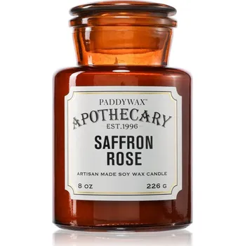 Svíčka Paddywax Apothecary Saffron Rose vonná svíčka 226 g