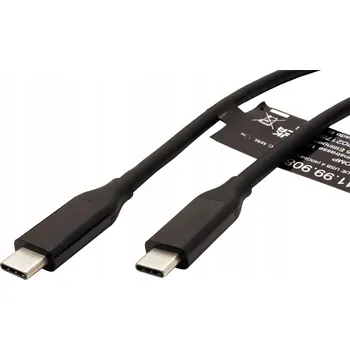 Datový kabel Kabel USB 4 Gen 3x2 C-C M/M 40Gbit/s 100W 1m