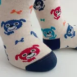 Trepon Dětské bavlněné ponožky PEJSEK Barva: modrá, Velikost: 13 - 15 (19 - 22)