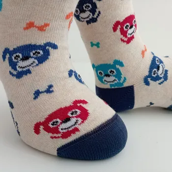 Trepon Dětské bavlněné ponožky PEJSEK Barva: modrá, Velikost: 13 - 15 (19 - 22)