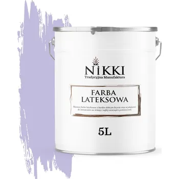 barva na zeď BARVA LATEXOVÁ NA ZEĎ FIALOVÁ SVĚTLÁ H2651 5L HLUBOKÝ MAT PRO ZDI