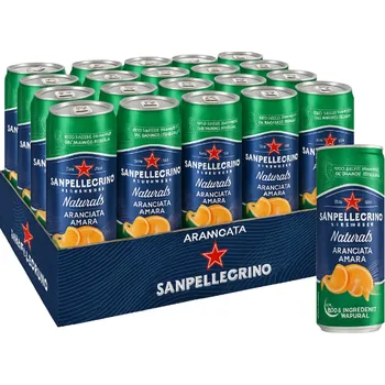 Limonáda San pellegrino Sanpellegrino Naturali L'Aranciata Amara - hořký pomeranč 24x330ml-VÝHODNÉ BALENÍ