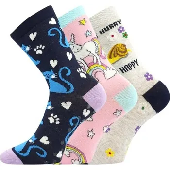 Dětská móda Dětské protiskluzové ponožky Filip 07 ABS - mix C holka - 20-24