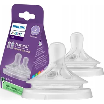 dudlíky Philips Avent Dudlík Natural Response 6m+ 2 ks, průtok 5 SCY965/02