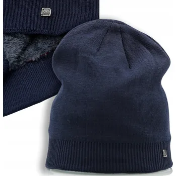 Čepice Pako Jeans zimní čepice beanie modrá, univerzální velikost