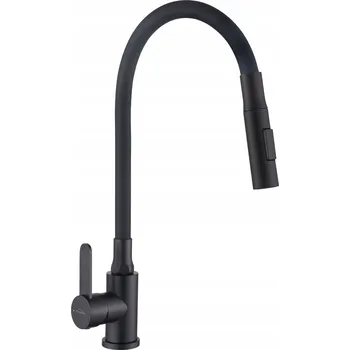 Vodovodní baterie Kuchyňská stojánková baterie Invena Dalis černá