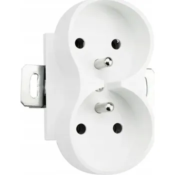Elektrická zásuvka Elektrická Zásuvka nástěnná Appio bílá
