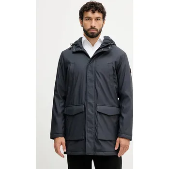 Pánská větrovka Bunda Liu Jo tmavomodrá barva, přechodná, QXX057.T028A 59X, vel. XXL