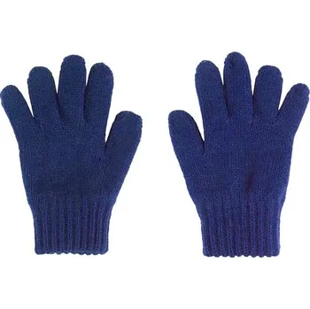Rukavice Bontis Dětské pletené rukavice 2-4 roky - Tmavě modrá | 2-4 let