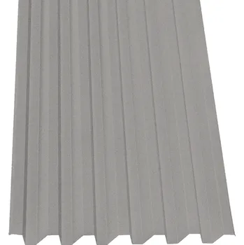 plechová krytina Satjam Trapezový plech SAT 40 polyester 0,5, šedobílá RAL9002