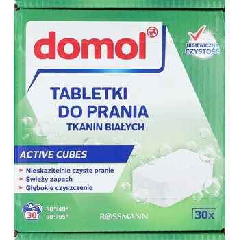Prací prášek Domol tablety na praní bílého prádla 30 ks