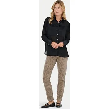 Pánská košile ONLY Košile Star 15360299 Černá Regular Fit L