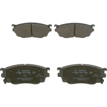 Brzdová destička Sada Brzdových Destiček, Kotoučová Brzda BOSCH (0986494258)