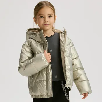 Dětská móda Reserved - GIRLS` OUTER JACKET - zlatý - 220EX-GLD - 220EX-GLD-134