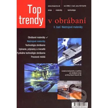 Technika Top trendy v obrábaní II. - Jozef Jurko, Jozef Zajac, Robert Čep MEDIA/ST