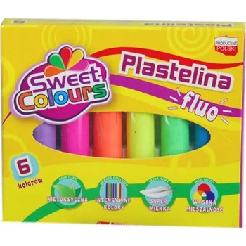 Modelovací hmota Plastelína Koma-Plast modelovací hmota školní sada 6 ks