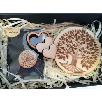 Kosmetická sada Dary dřeva Dárková sada pro ženy-strom života