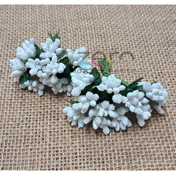 Svazek/kytička ozdobná (2 svazky) - bílá